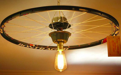 Una lámpara con alma ciclista